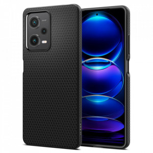 Husa pentru Xiaomi Redmi Note 12 Pro 5G / Poco X5 Pro - Spigen Liquid Air - Matte Black - Img 1