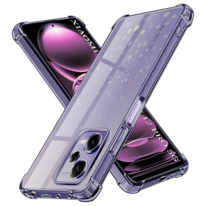 Husa pentru Xiaomi Redmi Note 12 Pro 5G - Techsuit Shockproof Clear Silicone - Smoke Black