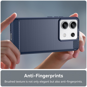 Husa pentru Xiaomi Redmi Note 13 Pro 5G / Poco X6 - Techsuit Carbon Silicone - Blue - Img 7