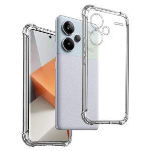 Husa pentru Xiaomi Redmi Note 13 Pro+ 5G - Techsuit Shockproof Clear Silicone - Clear