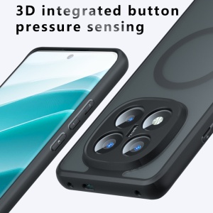 Husa pentru Xiaomi Redmi Note 14 Pro+ 5G - Techsuit PureFrost MagSafe - Frosted Black - Img 6
