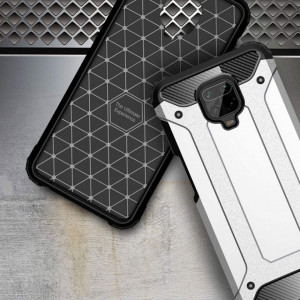 Husa pentru Xiaomi Redmi Note 9S / Note 9 Pro / Note 9 Pro Max - Techsuit Hybrid Armor - Black - Img 4