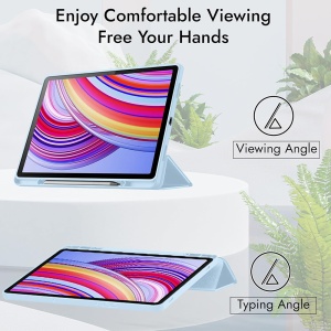 Husa pentru Xiaomi Redmi Pad Pro / Poco Pad - Techsuit Flex Trifold - Dark Blue - Img 4