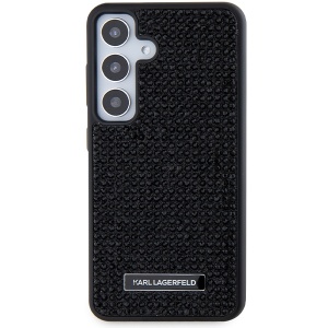 Husa Samsung Galaxy S24 Plus - Karl Lagerfeld Hardcase Rhinestone (KLHCS24MHDSPRK) - Metal Logo - Img 3