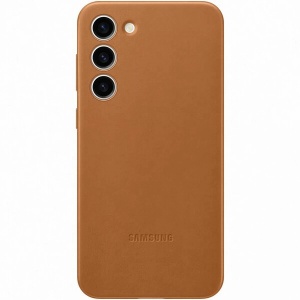 Husa Smart Leather Cover pentru Galaxy S23 Plus, EF-VS916LAEGWW, Camel - Img 5