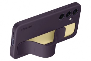 Husa Standing Grip Case pentru Galaxy S24, EF-GS921CEEGWW - Dark Violet