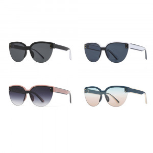 Ochelari de Soare pentru Femei - Techsuit (6506) - White / Blue - Img 5