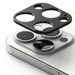 Protectie Camera pentru iPhone 15 Pro / iPhone 15 Pro Max - Ringke Camera Styling - Black - Img 1