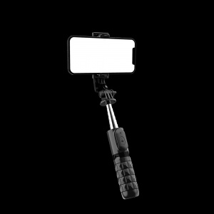 Selfie Stick cu Trepied si Telecomanda, 74cm, Mini - Techsuit (Q11) - Black - Img 3