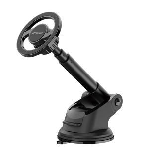 Suport de Telefon pentru Bord, Compatibil MagSafe + Adaptor iRing - Techsuit MagProX (S12) - Black