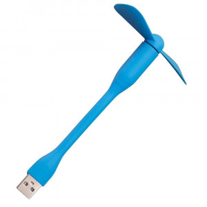 Ventilator USB Portabil, 5V - Techsuit (TUF1) - Blue - Img 1