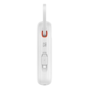 Acumulator Extern Lightning, 2x Type-C, USB, 22.5W, 20000mAh + Cablu Type-C, 30cm - Baseus Qpow Pro+ (P10055002223-00) - White - Img 5