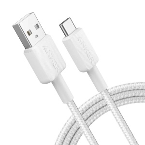 Cablu Anker 322 USB-A USB-C 1.8m alb
