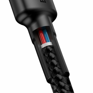 Cablu Baseus Cafule USB-C PD2.0 60W 20V 3A 2m gri+negru - Img 7