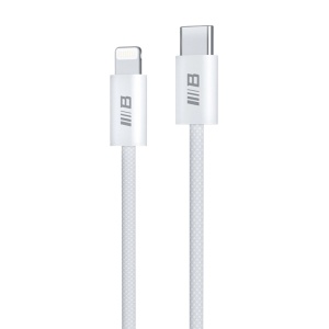 Cablu de Incarcare Type-C la Lightning, Fast Charging, 1.2m - Blueo - White - Img 2