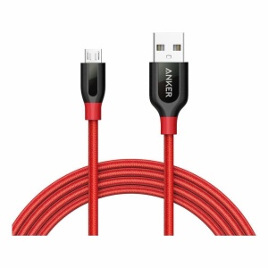 Cablu Micro USB Anker PowerLine+ 1.8 Rosu - Img 2