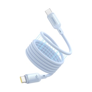 Cablu Type-C, 240W, Magnetic, 1m - Baseus PicoGo (P10376800311-00) - Blue - Img 1