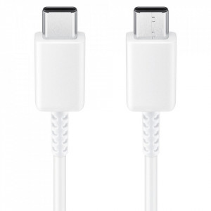 Cablu Type-C la Type-C, Super Fast Charging, 100W, 1m - Samsung (EP-DG977BWE) - White (Bulk Packing) - Img 1
