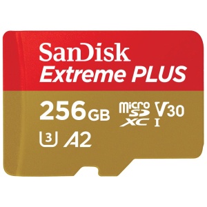 Card de Memorie, 256GB, MicroSDXC - SanDisk Extreme Plus (SDSQXBD-256G-GN6MA) - Grey - Img 2