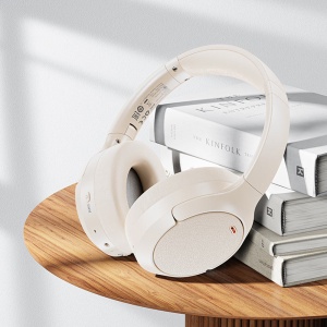 Casti Bluetooth 5.3, Wireless, IPX4, Hi-Fi Sound, Active Noise Reduction - Acefast (H6) - White - Img 5