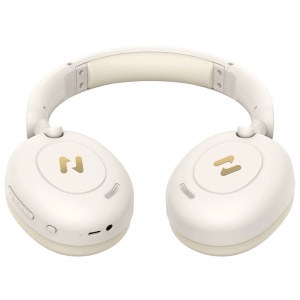 Casti cu Husa de Protectie, Bluetooth 5.3, Hybrid ANC, 700mAh, USB-C - Havit (H655BT Pro) - Beige - Img 3