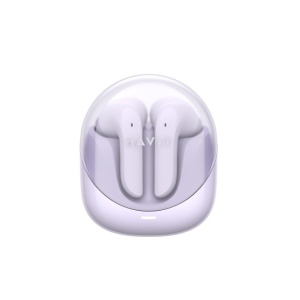 Casti fara Fir pentru Jocuri Video, Bluetooth 5.3, TWS, ENC, USB-C, 400mAh - Havit Modern Buds (TW974) - Purple - Img 6