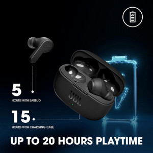 Casti in-ear Bluetooth cu microfon TWS - JBL (Wave 200) - Black - Img 4