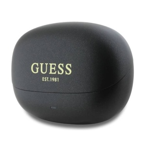 Casti True Wireless Stereo, Bluetooth - Guess Capsule Printed Logo (GUTWST88MCTGK) - Black - Img 4
