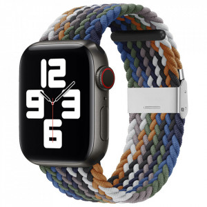 Curea pentru Apple Watch 1/2/3/4/5/6/7/8/9/10/SE/SE 2 (38/40/41/42mm) - Techsuit Watchband (W032) - Cowboy Green - Img 1