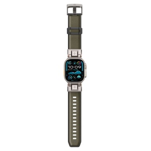 Curea pentru Apple Watch 1/2/3/4/5/6/7/8/9/10/SE/SE 2/Ultra/Ultra 2 (42/44/45/46/49mm) - Spigen DuraPro Armor - Military Green - Img 8