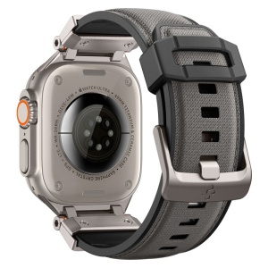 Curea pentru Apple Watch 1/2/3/4/5/6/7/8/9/10/SE/SE 2/Ultra/Ultra 2 (42/44/45/46/49mm) - Spigen DuraPro Armor - Grey - Img 2