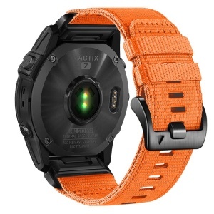 Curea pentru Garmin Fenix 5/5 Plus 6/6 Pro/7/Forerunner 935/945/Approach S60 - Techsuit Watchband QuickFit 22mm (W070) - Orange Blossom - Img 2