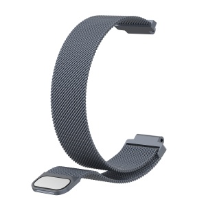 Curea pentru Huawei Watch GT 4 (41mm)/W1/Honor Watch S1/Garmin Venu 2S/Vivoactive 4S - Techsuit Watchband 18mm (W009) - Black - Img 5