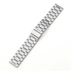 Curea pentru Huawei Watch GT 4 (41mm)/W1/Honor Watch S1/Garmin Venu 2S/Vivoactive 4S - Techsuit Watchband 18mm (W010) - Silver - Img 2