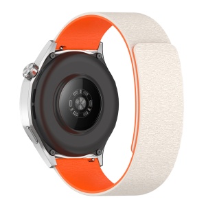 Curea pentru Huawei Watch GT 4 (41mm)/W1/Honor Watch S1/Garmin Venu 2S/Vivoactive 4S - Techsuit Watchband 18mm (W074) - Black / Red - Img 3