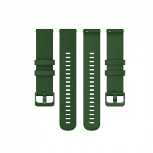 Curea pentru Samsung Galaxy Watch 4/5/Active 2, Huawei Watch GT 3 (42mm)/GT 3 Pro (43mm) - Techsuit Watchband 20mm (W006) - Green - Img 6