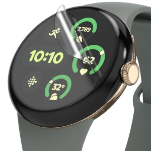 Folie pentru Google Pixel Watch 3 45mm (set 3) - Ringke Dual Easy Film - Clear - Img 2