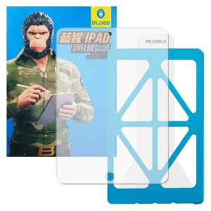 Folie pentru iPad 10.2" (2021 / 2020 / 2019) cu Aplicator Pro - Blueo HD Tempered Glass - Clear - Img 1