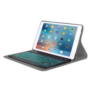 Husa cu Tastatura pentru Pad Mini 4 / Mini 5 - Techsuit CozyTab Case - Black - Img 4