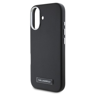 Husa iPhone 16 Plus - Karl Lagerfeld Leather MagSafe (KLHMP16MPGMSRPK) - FW Metal Plate - Img 4