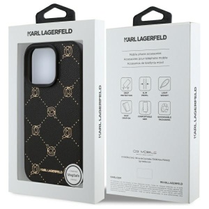 Husa iPhone 16 Pro Max - Karl Lagerfeld Leather MagSafe (KLHMP16XPGKHPHK) - Karl Head - Img 7