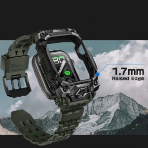 Husa pentru Apple Watch 10 46mm + Curea - Supcase Unicorn Beetle Ore Pro Version - Guldan - Img 5