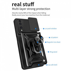 Husa pentru Honor 70 - Techsuit CamShield Series - Black - Img 7