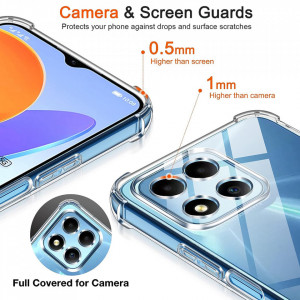 Husa pentru Honor X6 / X8 5G / 70 Lite - Techsuit Shockproof Clear Silicone - Clear - Img 6