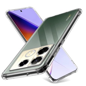Husa pentru Infinix Note 40 Pro 4G - Techsuit Shockproof Clear Silicone - Clear - Img 1