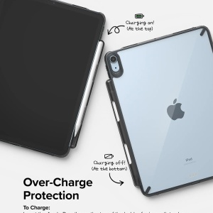 Husa pentru iPad Air 4 (2020) / Air 5 (2022) / Air 11 (2024) - Ringke Fusion - Smoke Black - Img 3