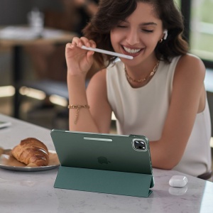 Husa pentru iPad Pro 13 (2024) - ESR Ascend Trifold - Forest Green - Img 7