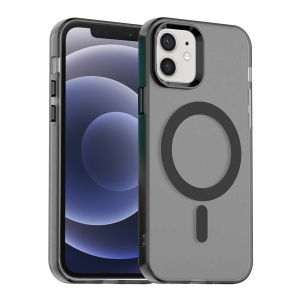 Husa pentru iPhone 12 / iPhone 12 Pro - Techsuit CandyCase MagSafe - Black - Img 1