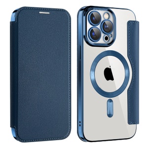 Husa pentru iPhone 12 Pro - Techsuit SmartMag Book Case - Blue - Img 2