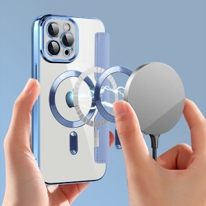 Husa pentru iPhone 12 Pro - Techsuit SmartMag Book Case - Light Blue - Img 6